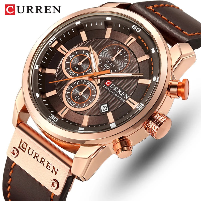 Relojes deportivos Reloj de pulsera masculino CURREN