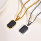 Collares cuadrados para hombre - LM